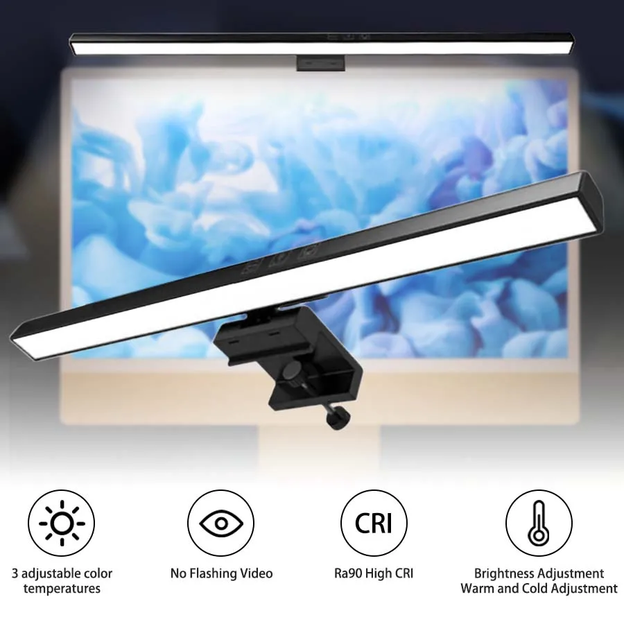 Desk Setup Computer - LED 33cm 50cm Monitor Light Bar