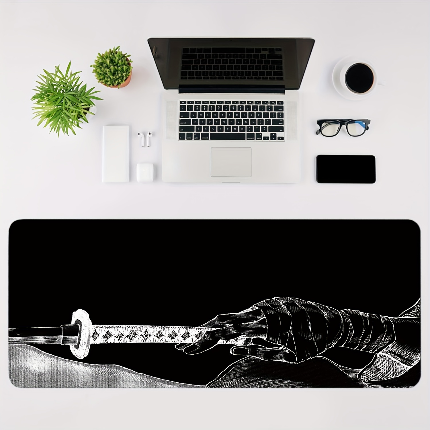 Desk Setup Laptop And Pc - Comfort Gaming Mouse Pad Minimal Desk