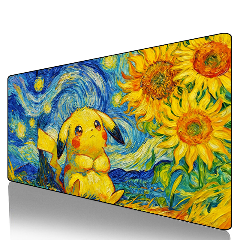 Desk Setup Accessories - Mouse Pad Pokemon Pikachu Gengar Cool