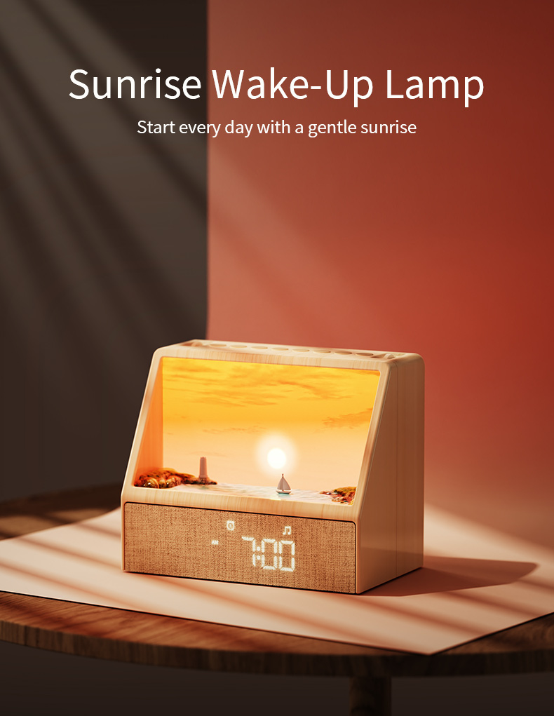 Desk Setup Light - Star Projector Sunset Lamp Portable Bedside
