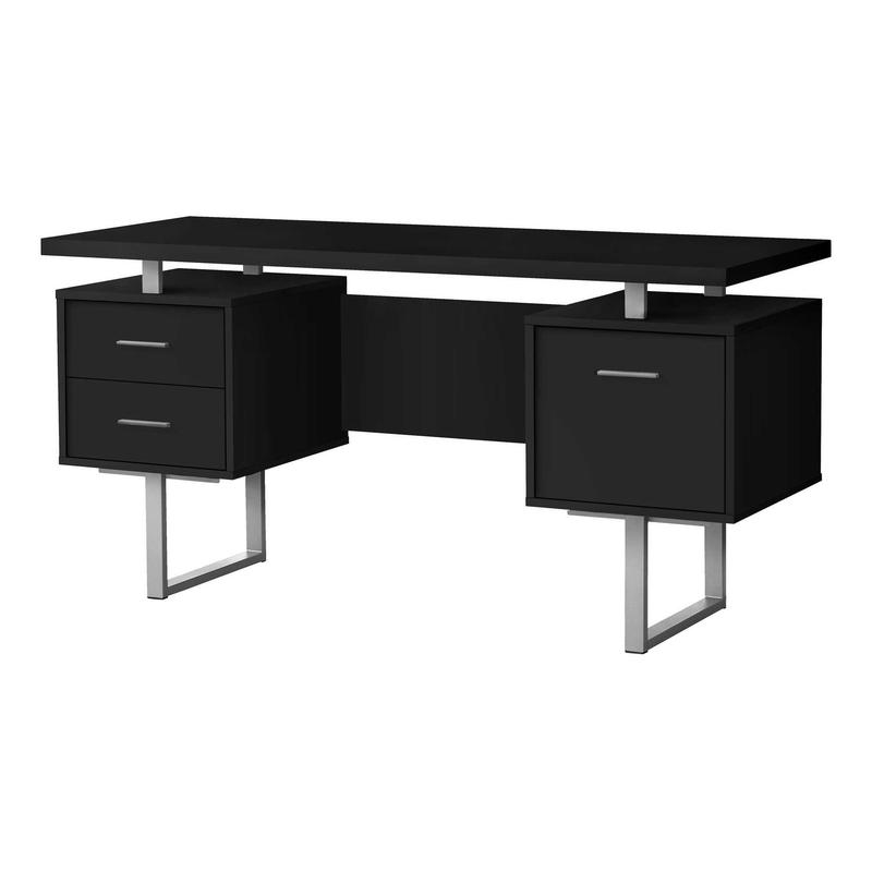 Desk Setup Grey - Contemporary 60