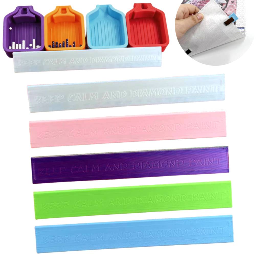 Desk Setup Light - NEW Diamond Art Tray Holder Magnetic