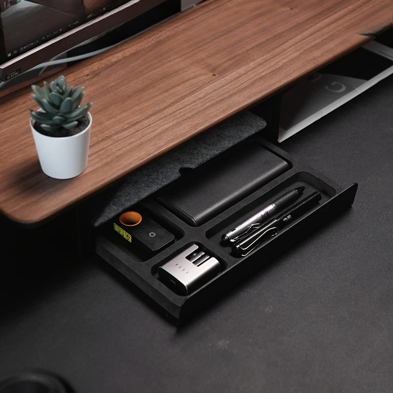Premium Monitor Stand with Dra - Desk Setup Workspace 评论和价格