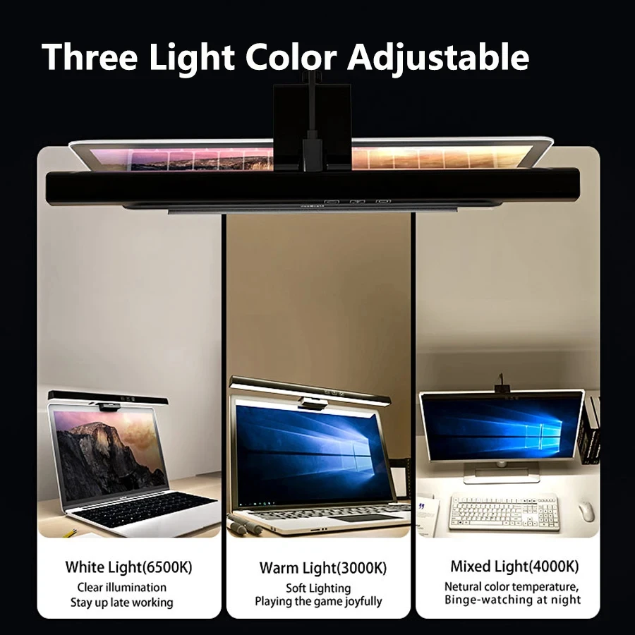 LED 33cm 50cm Monitor Light Ba - Desk Setup Computer 评论和价格
