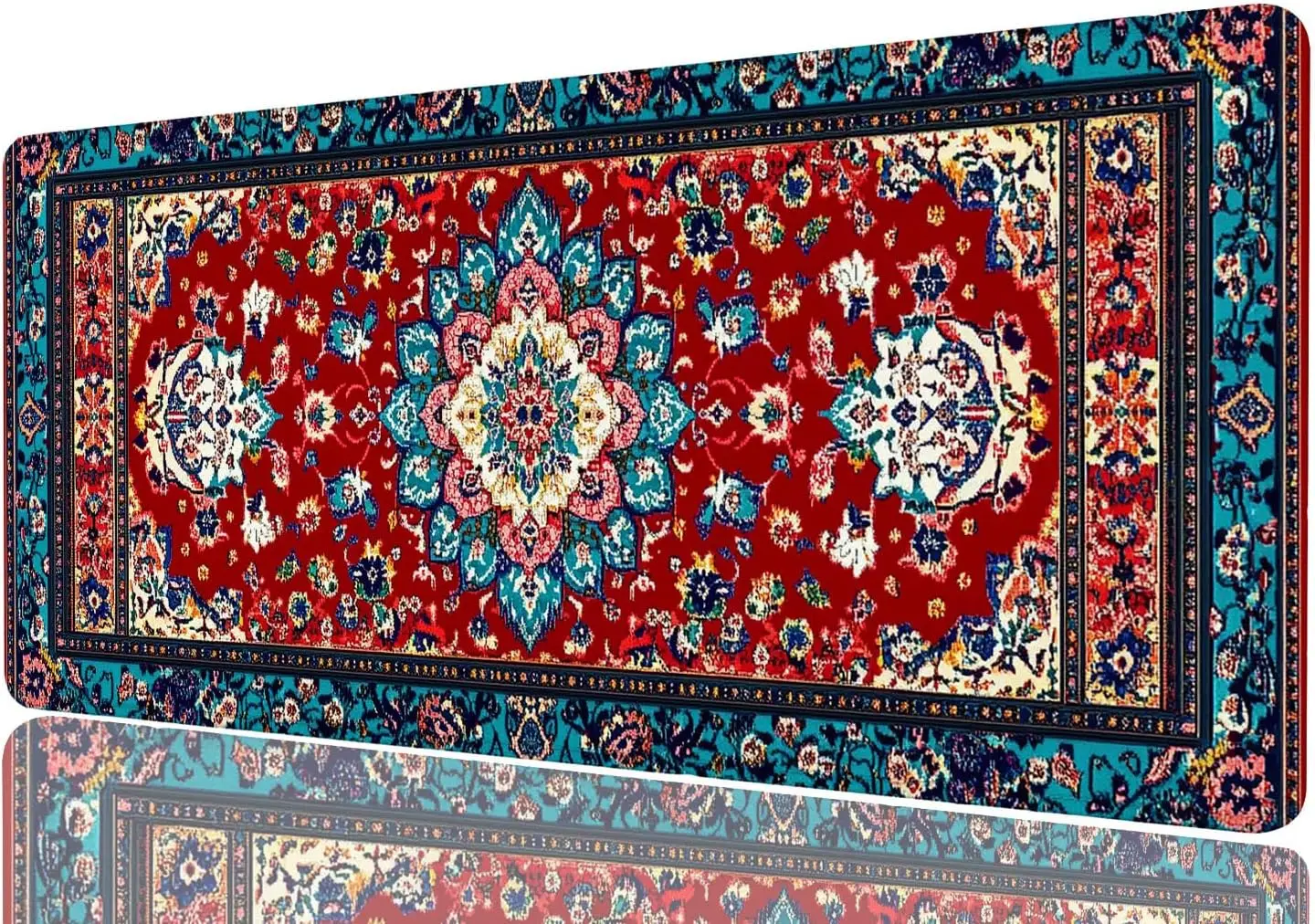 Stylish Ornate Persian Floral  - Desk Setup With Laptop 评论和价格