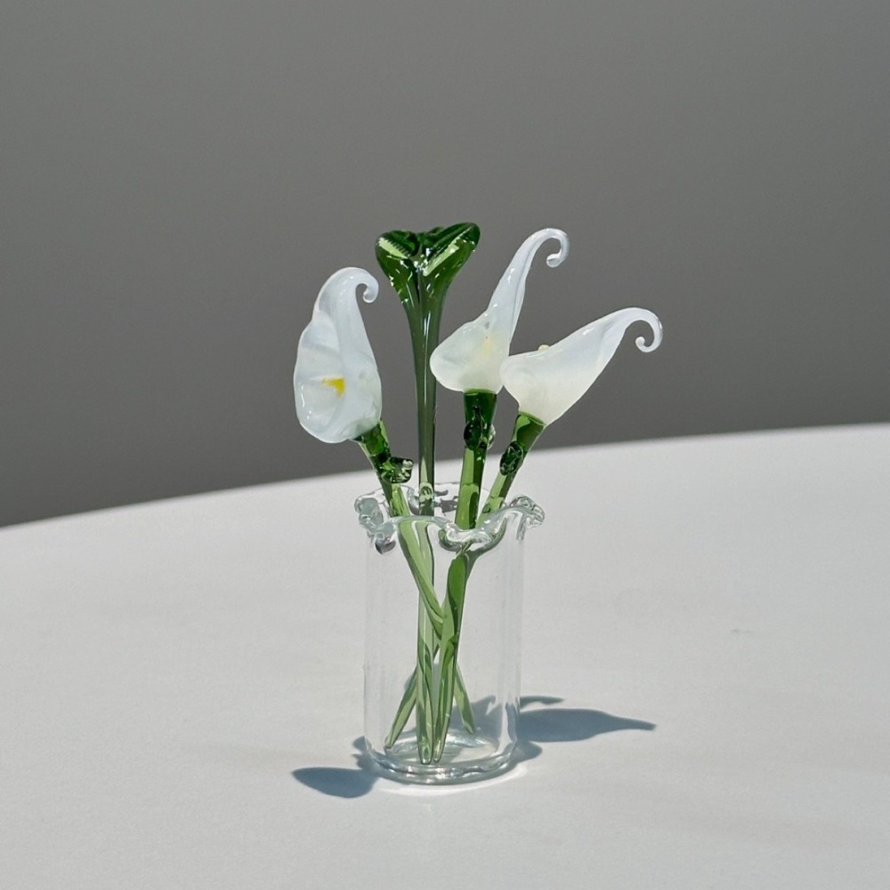 1 PC Handmade Glass Floral Bou - Desk Setup Computer 评论和价格