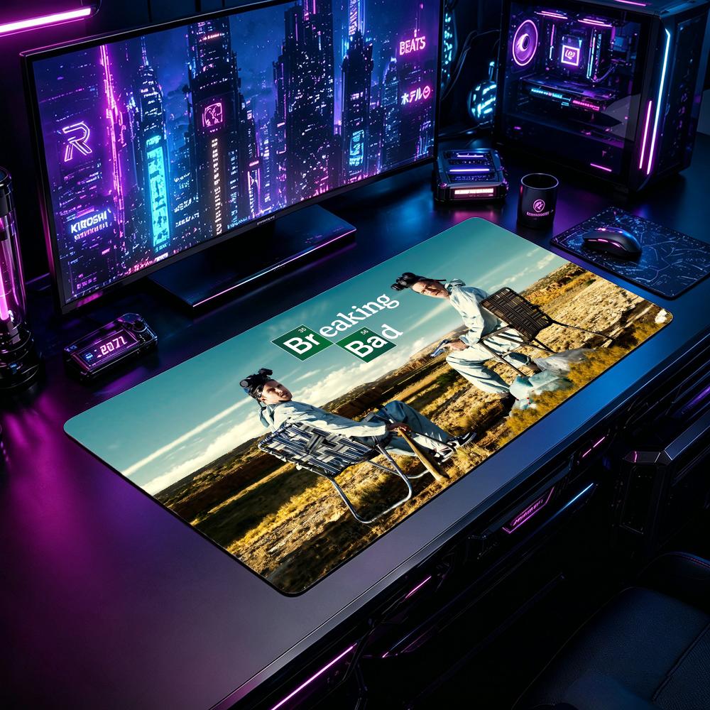 Gaming Mouse Pad BBreaking Bad - Desk Setup With Laptop 评论和价格