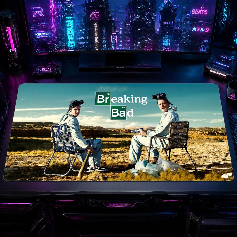 Gaming Mouse Pad BBreaking Bad - Desk Setup With Laptop 评论和价格