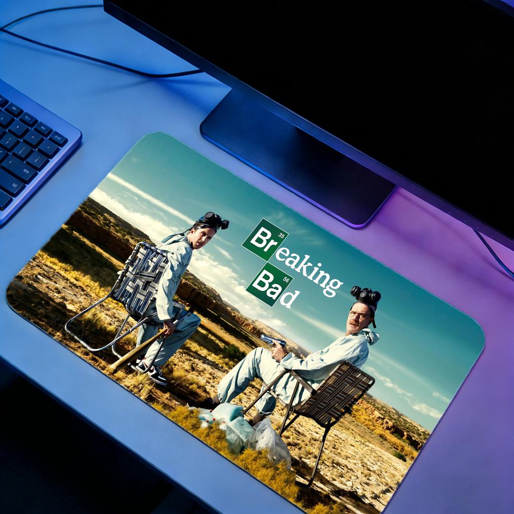 Gaming Mouse Pad BBreaking Bad - Desk Setup With Laptop 评论和价格