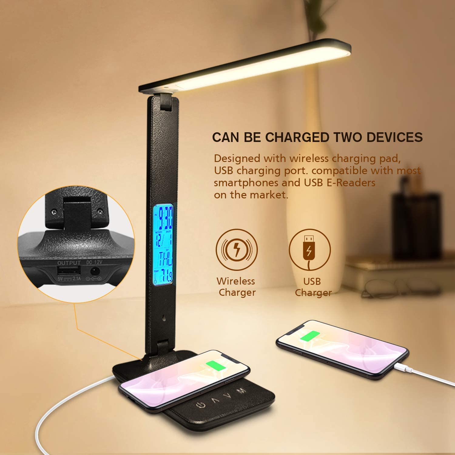 LAOPAO 10W QI Wireless Chargin - Desk Setup Computer 评论和价格