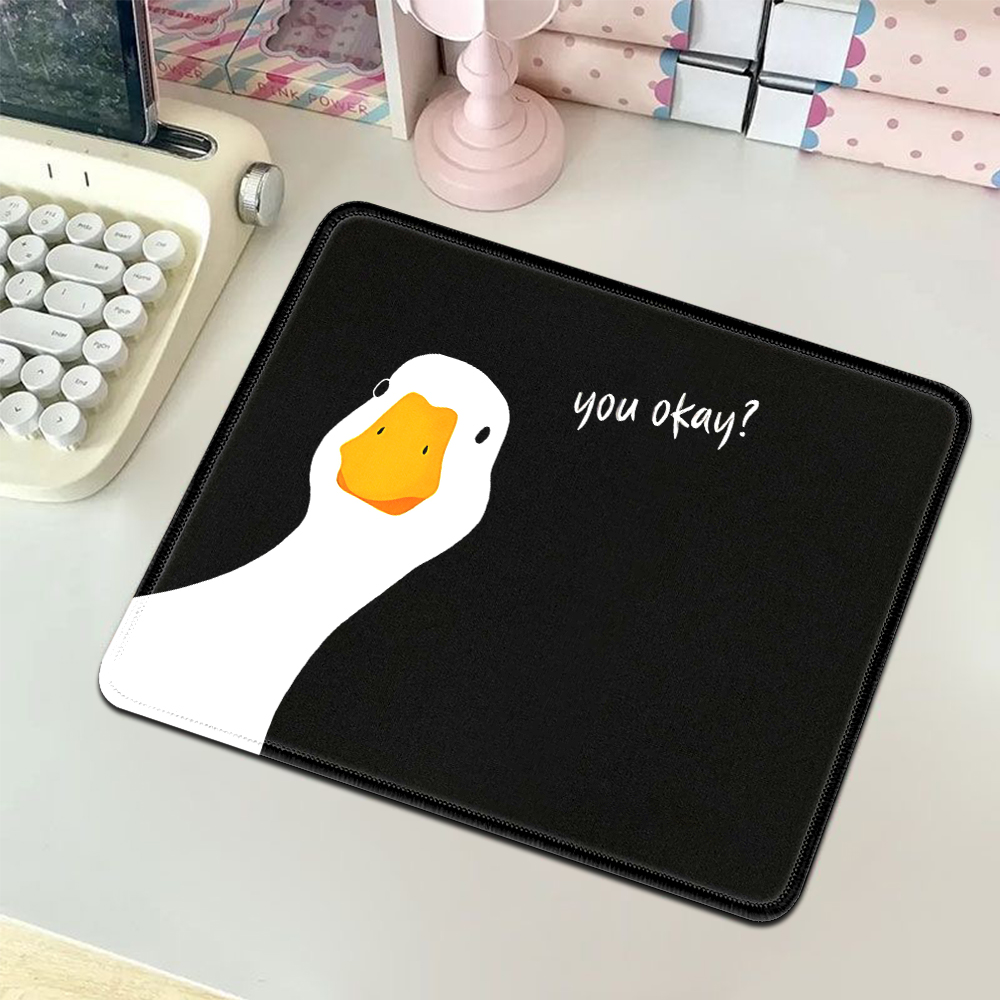 Black Mini Mouse Pad Funny Goo - Desk Setup Black 评论和价格