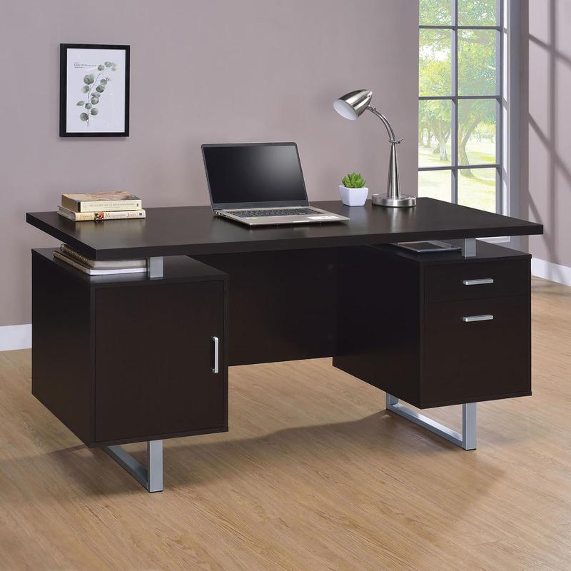 Cappuccino Floating Top Office - Work Desk Home Setup 评论和价格