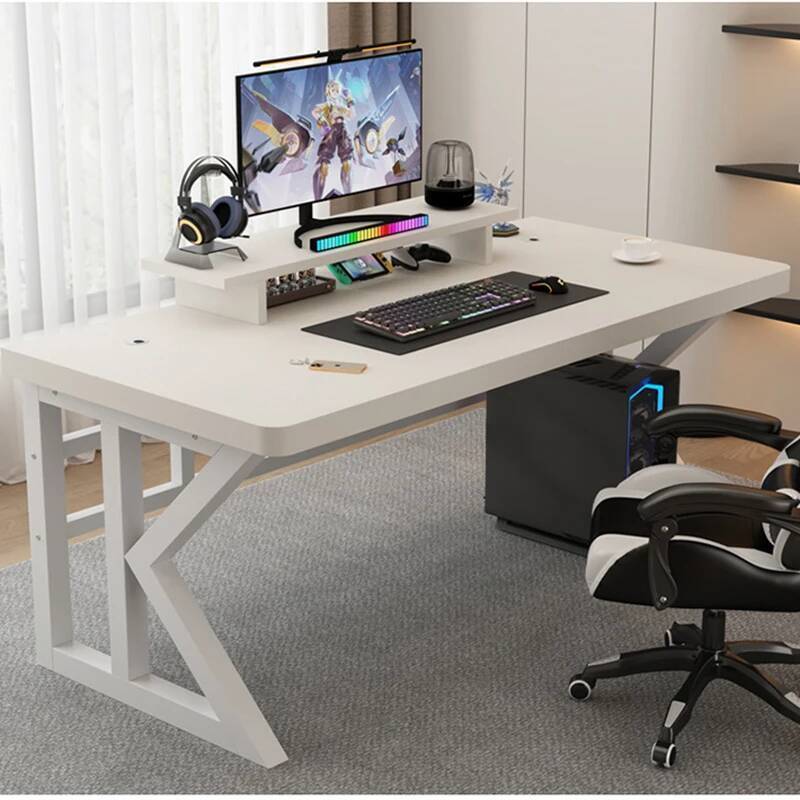 Shaped L Gaming Desk Table Pli - Desk Setup Monitor And Laptop 评论和价格