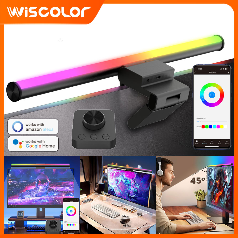 Screen Hanging Lamp Monitor Li - Desk Setup Black 评论和价格
