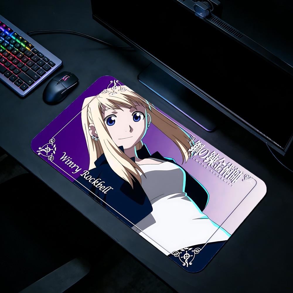 Gaming Mouse Pad FFullmetal Al - Desk Setup With Laptop 评论和价格