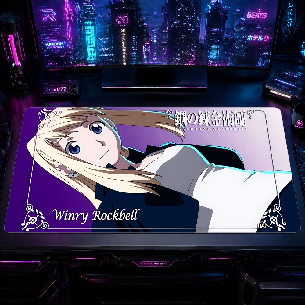 Gaming Mouse Pad FFullmetal Al - Desk Setup With Laptop 评论和价格