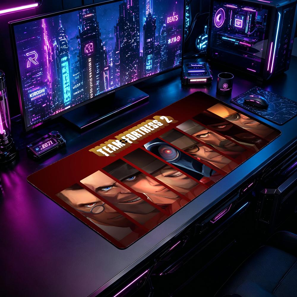 Gaming Mouse Pad TTeam Fortres - Desk Setup With Laptop 评论和价格