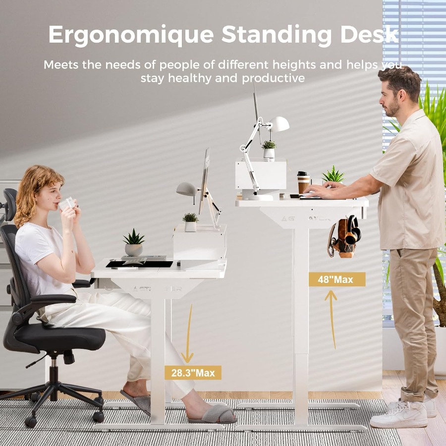 Height Adjustable Electric Sta - Desk Setup Workspace 评论和价格
