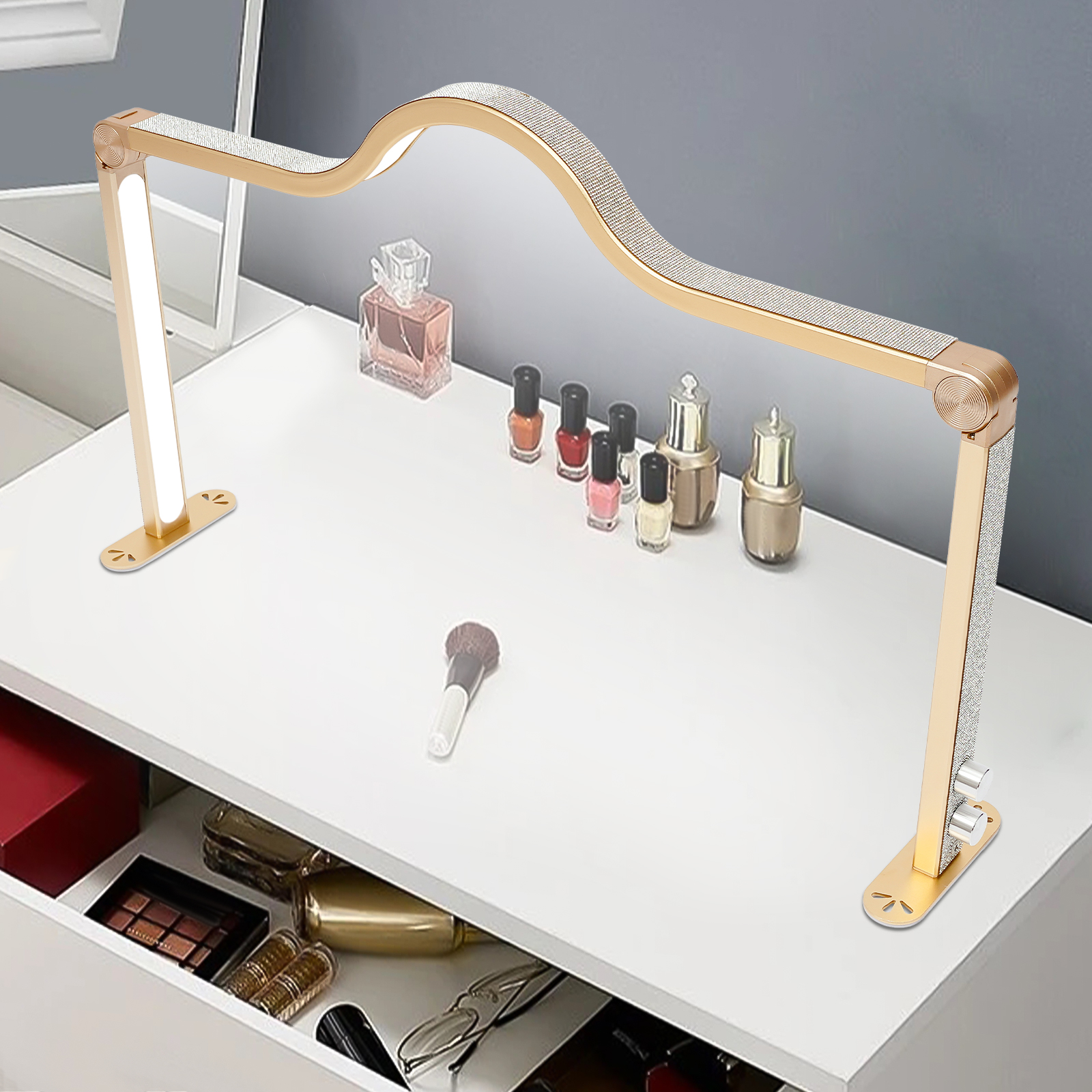 Diamonds Decorated Nail Work L - Desk Setup Light 评论和价格