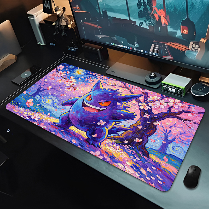 Mouse Pad sakura Gengar Gaming - Desk Setup Accessories 评论和价格