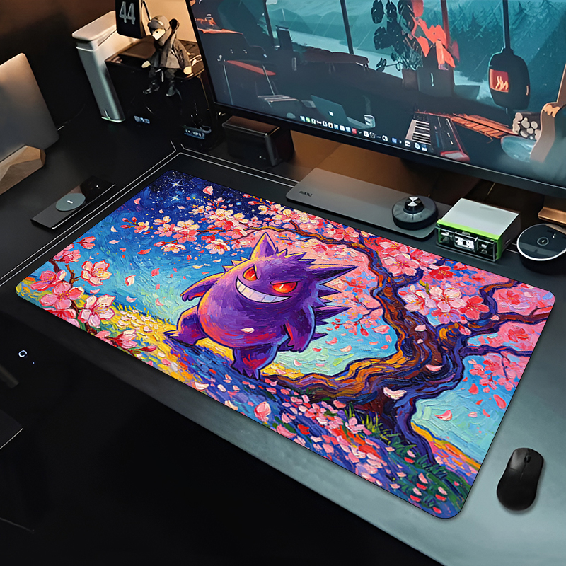 Mouse Pad sakura Gengar Gaming - Desk Setup Accessories 评论和价格