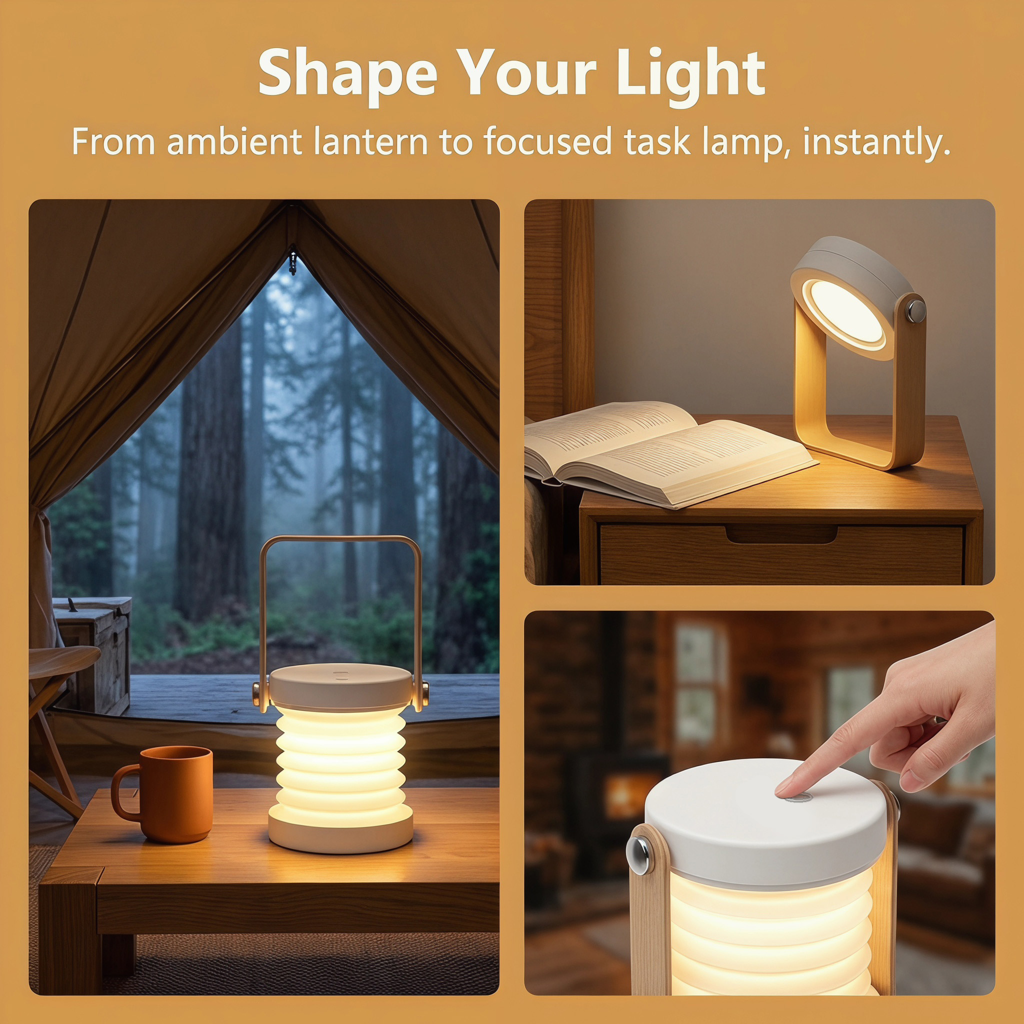 Telescopic Hanging Lantern Tab - Desk Setup Light 评论和价格