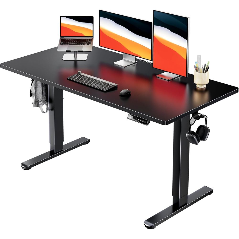Electric Standing Desk, Whole  - Desk Setup With Laptop 评论和价格
