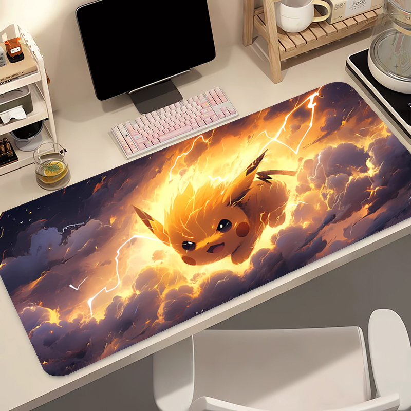 Anime Mouse Pad Pokemon Pikach - Desk Setup Accessories 评论和价格