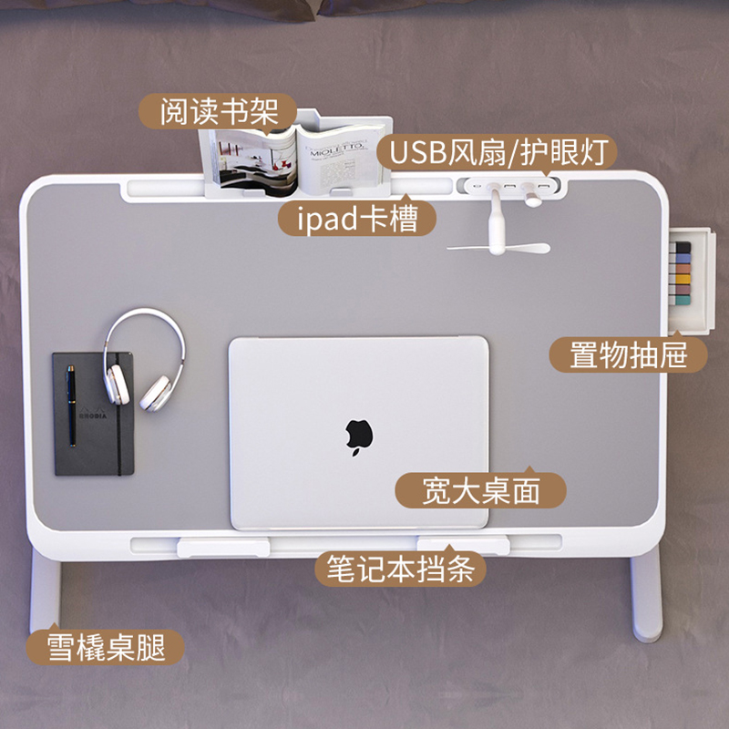 Over Bed Table Desk Tables for - Desk Setup With Laptop 评论和价格