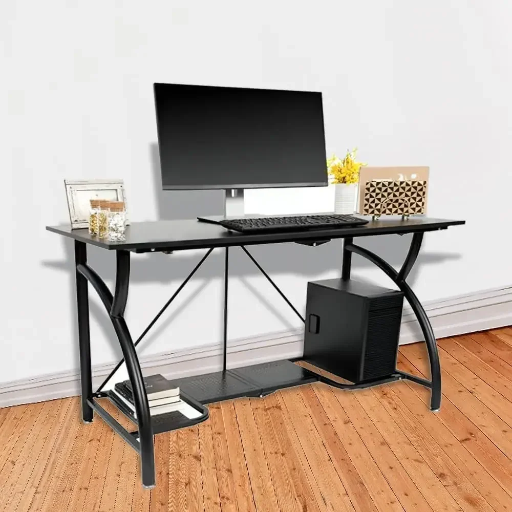 Space-Saving Foldable Desk for - Desk Setup Monitor And Laptop 评论和价格
