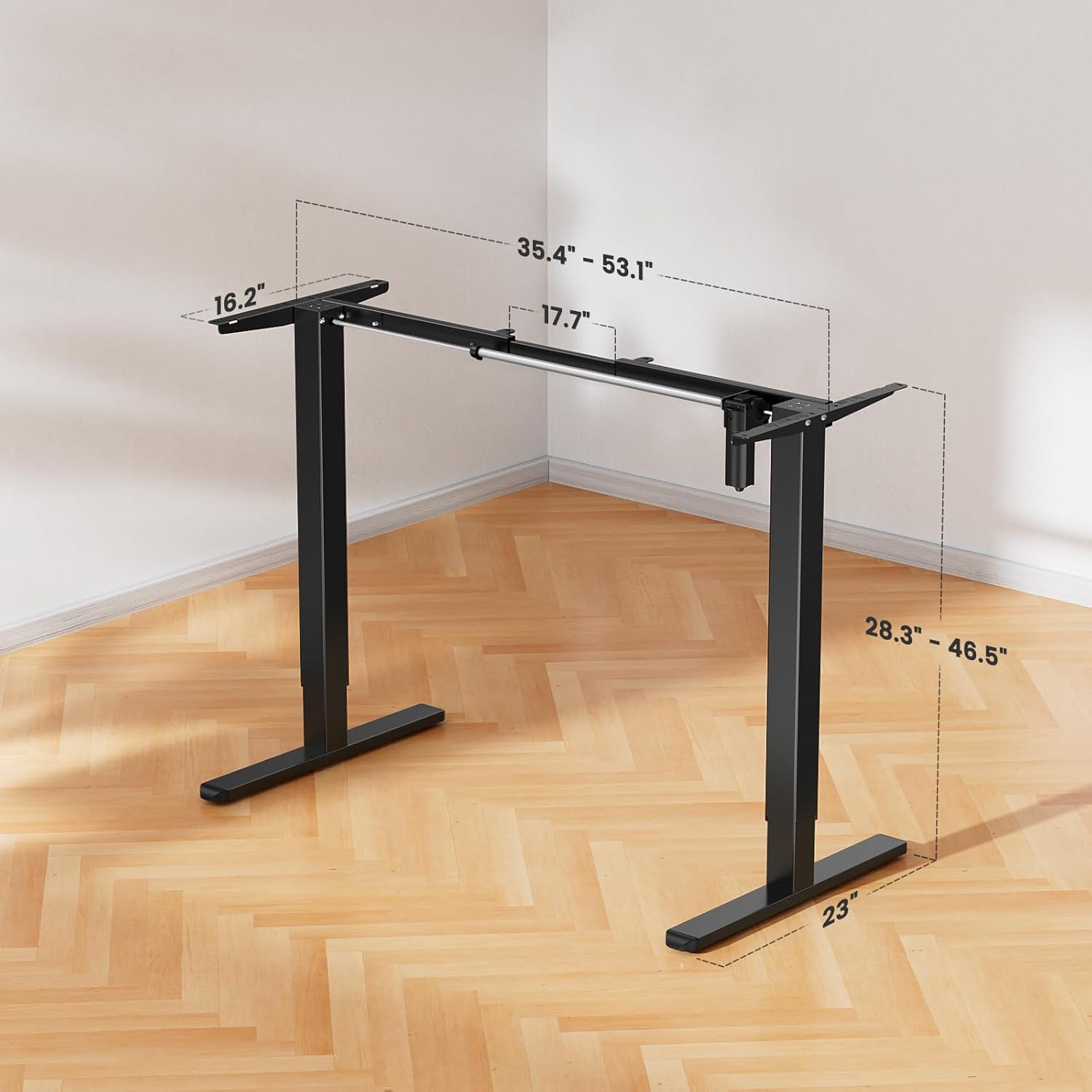 Electric Standing Desk Legs, 4 - Desk Setup Black 评论和价格