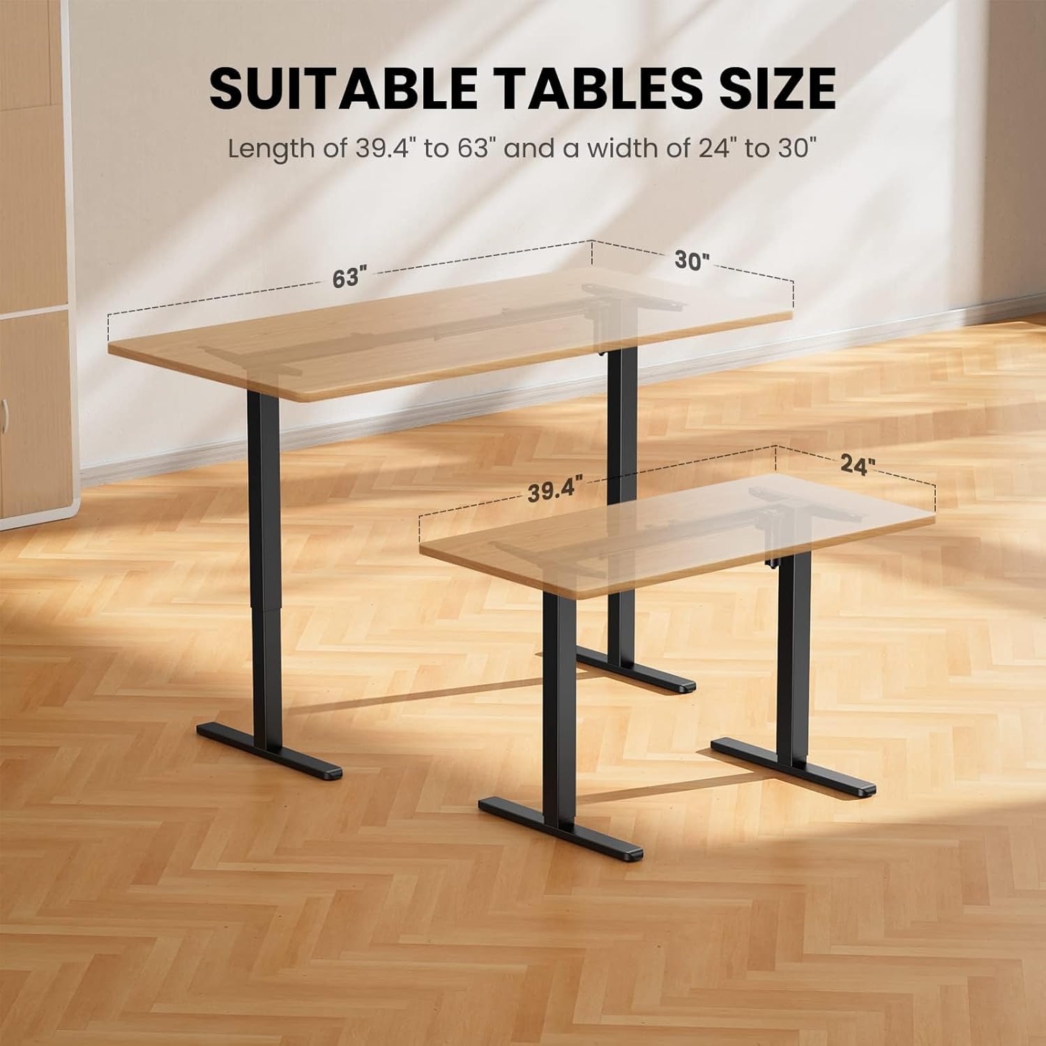 Electric Standing Desk Legs, 4 - Desk Setup Black 评论和价格