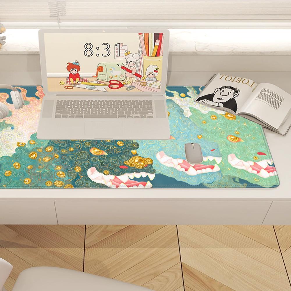 HYBXAXC Mythic Dragon Desk Mat - Desk Setup Workspace 评论和价格