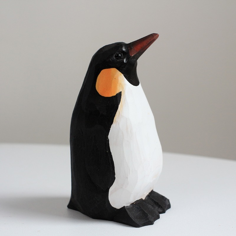 1 PC Emperor Penguin Handcarve - Desk Setup Computer 评论和价格