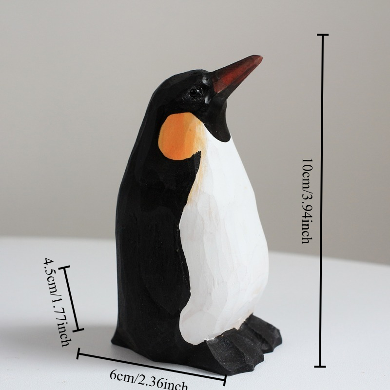1 PC Emperor Penguin Handcarve - Desk Setup Computer 评论和价格