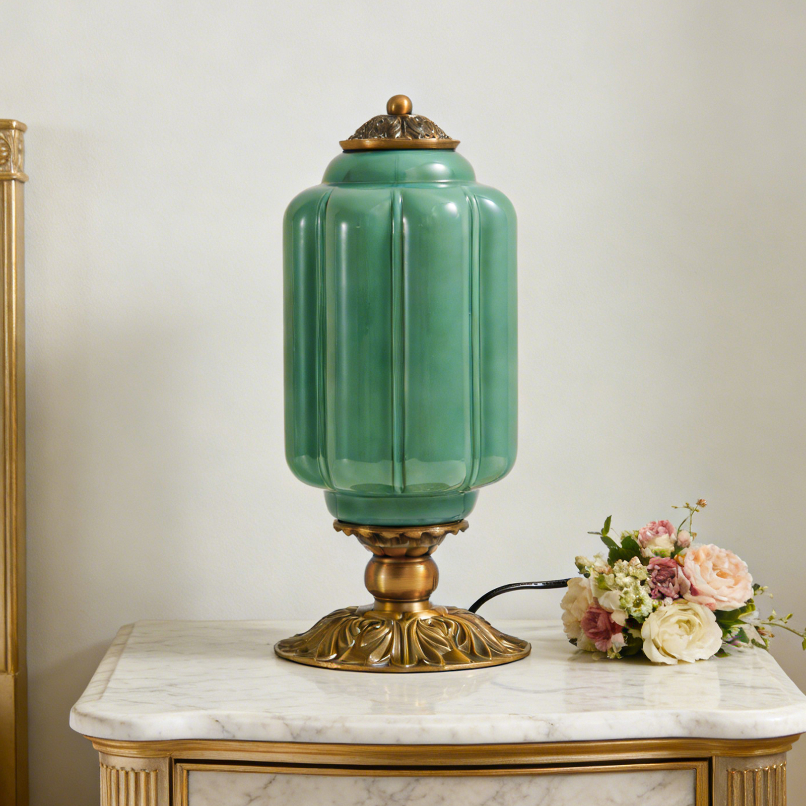 Nordic Vintage Milk Glass Tabl - Desk Setup Light 评论和价格