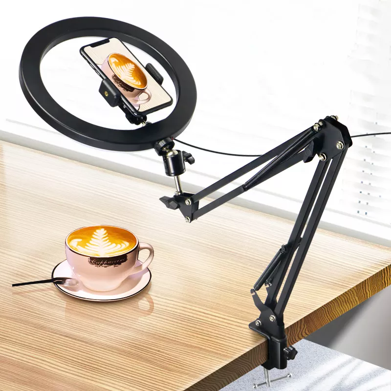 Nice Overhead Tripod With Ring - Desk Setup Light 评论和价格