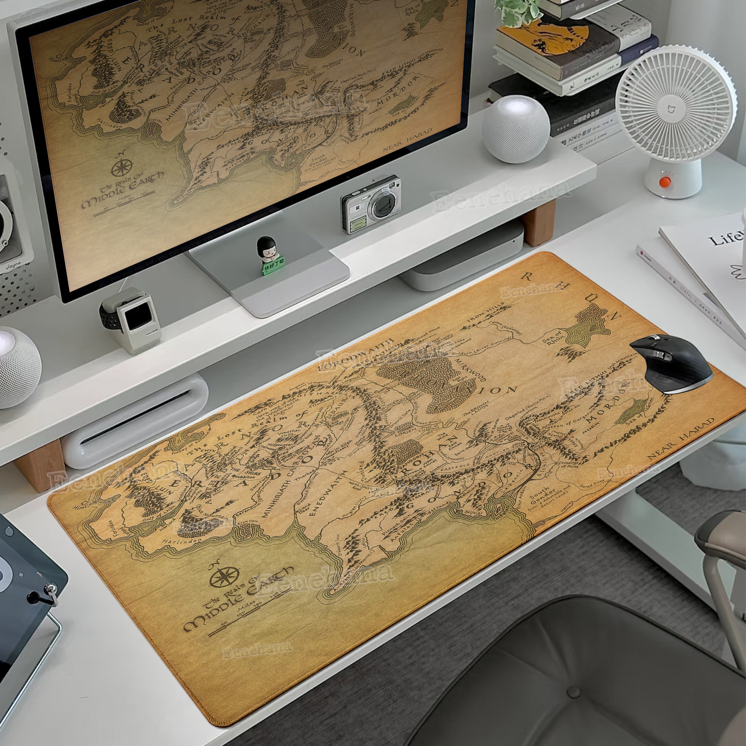 The L-Lord of The Ring Large G - Desk Setup With Laptop 评论和价格