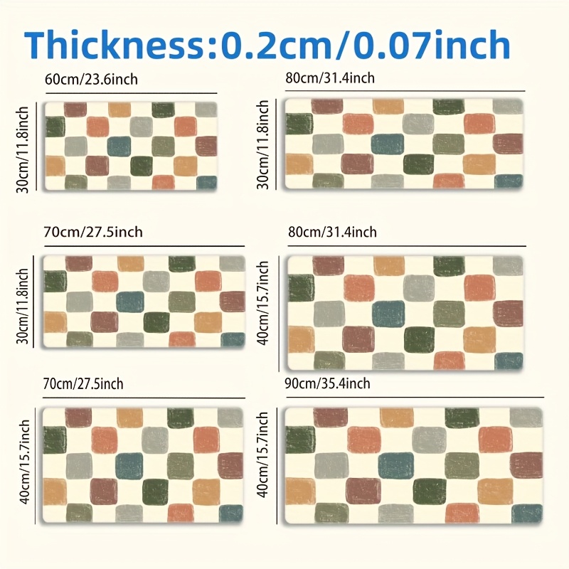 Vibrant Checkered Pattern Desk - Desk Setup Workspace 评论和价格