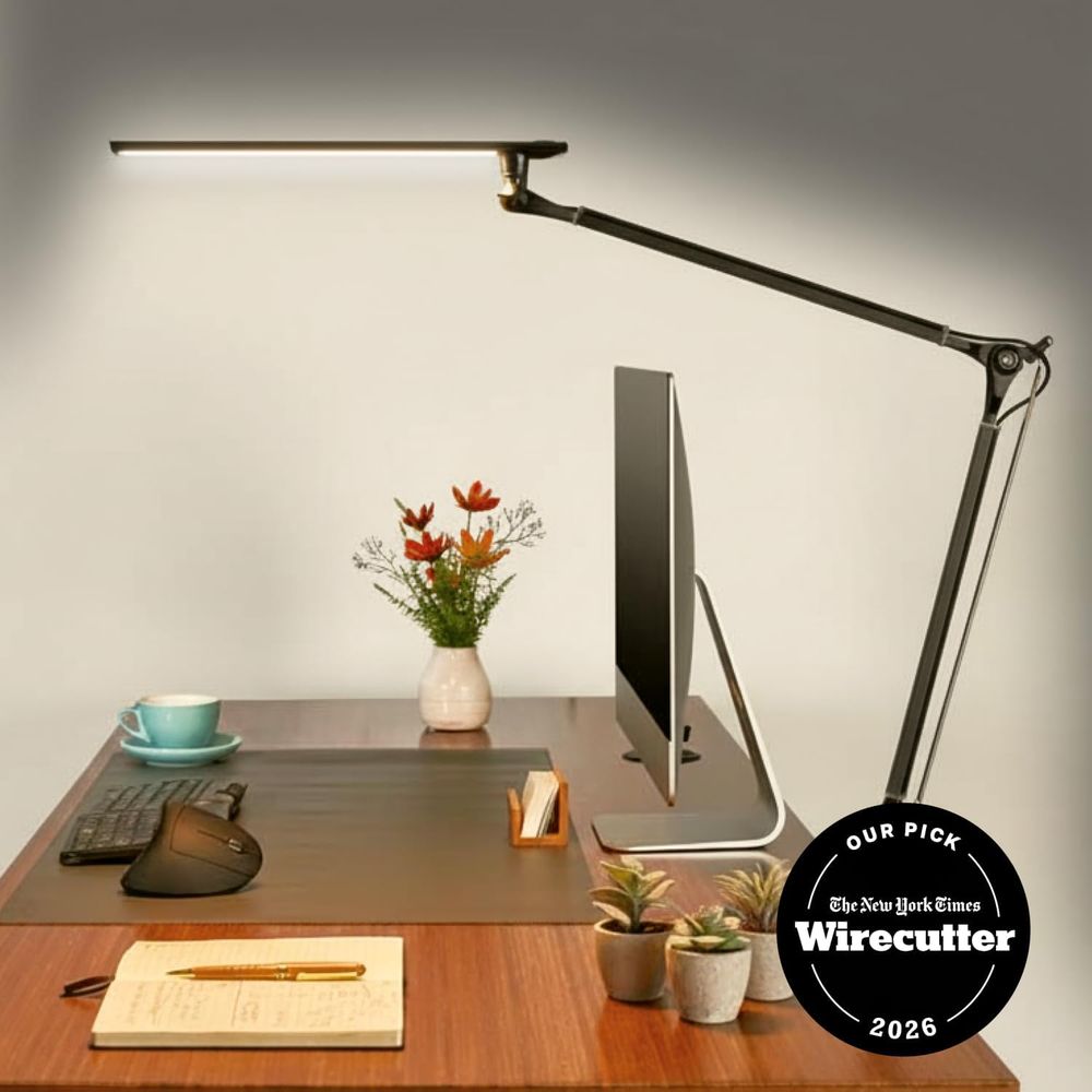 Adjustable 3-Color LED Desk La - Desk Setup Black 评论和价格