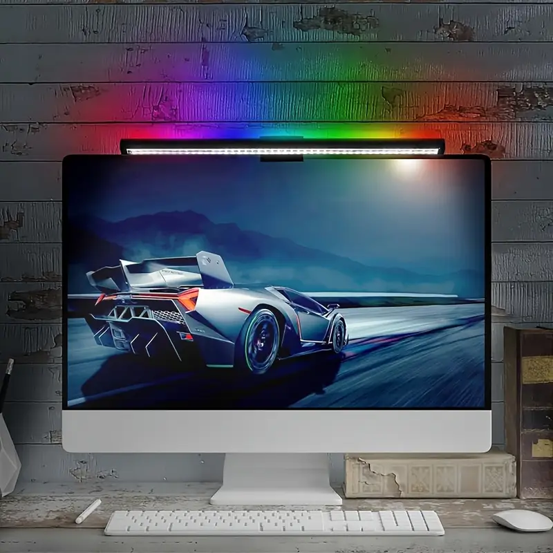 40CM RGB Atmosphere Table Lamp - Desk Setup Light 评论和价格