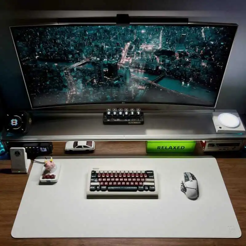 Aluminum Monitor Stand Acrylic - Desk Setup Monitor And Laptop 评论和价格
