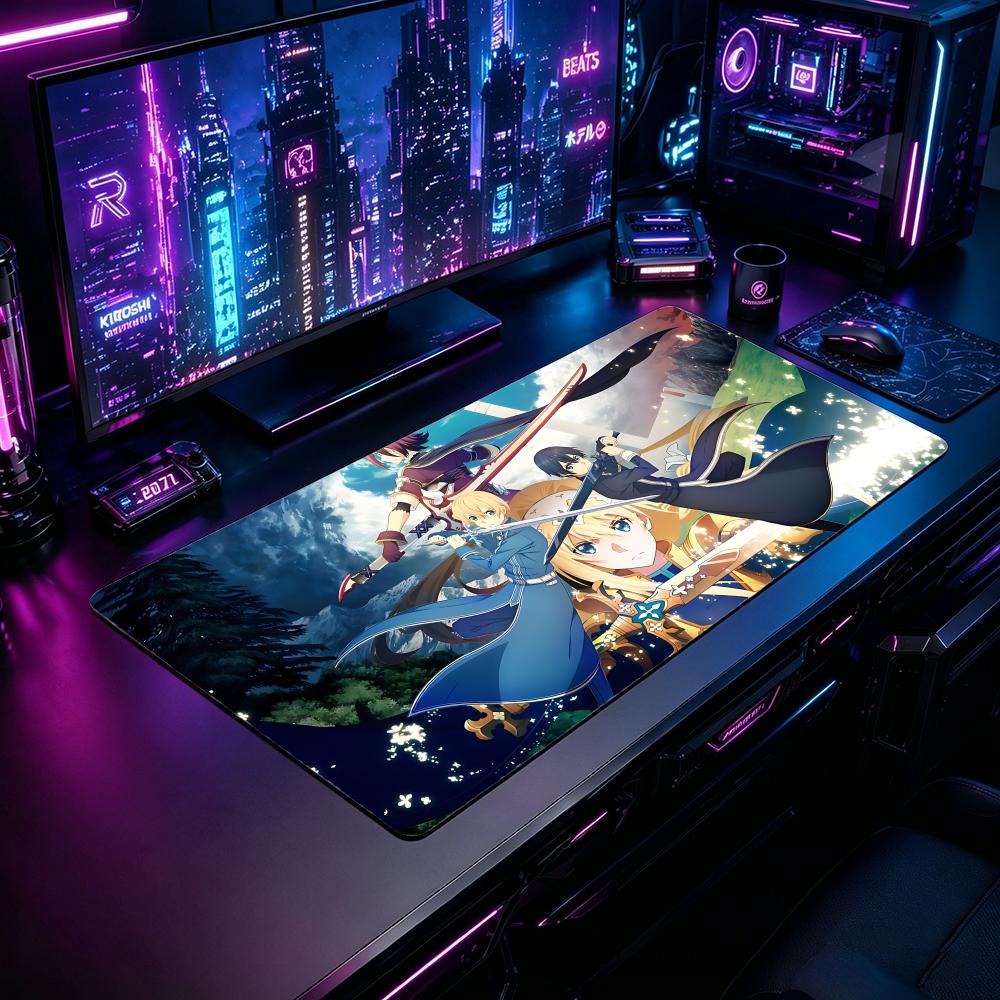 Gaming Mouse Pad SSword Art On - Desk Setup Online 评论和价格