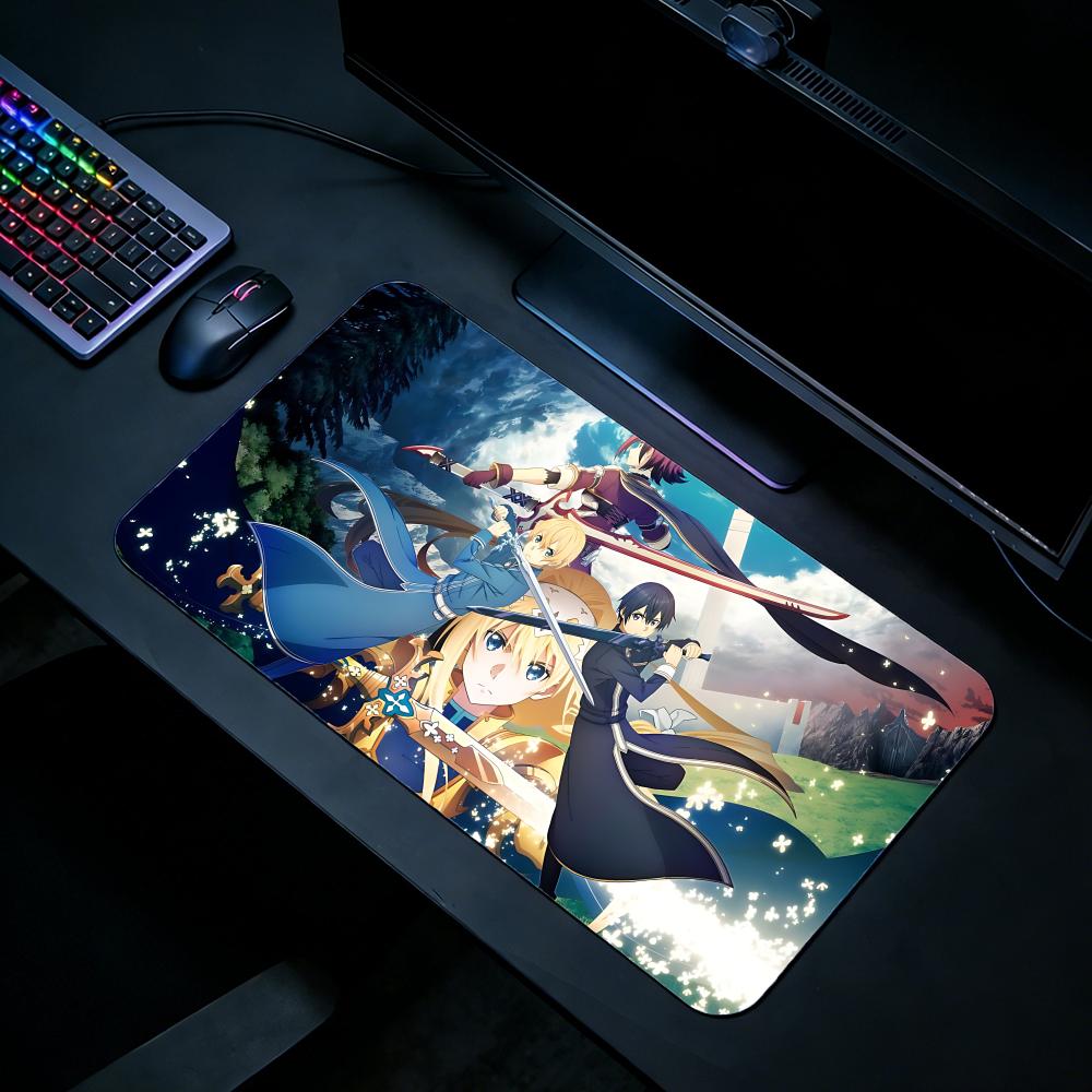 Gaming Mouse Pad SSword Art On - Desk Setup Online 评论和价格