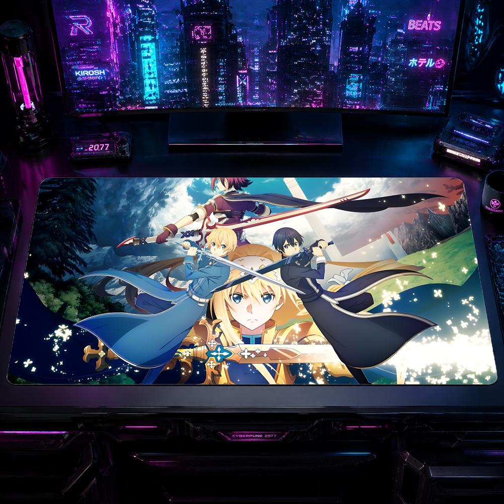 Gaming Mouse Pad SSword Art On - Desk Setup Online 评论和价格