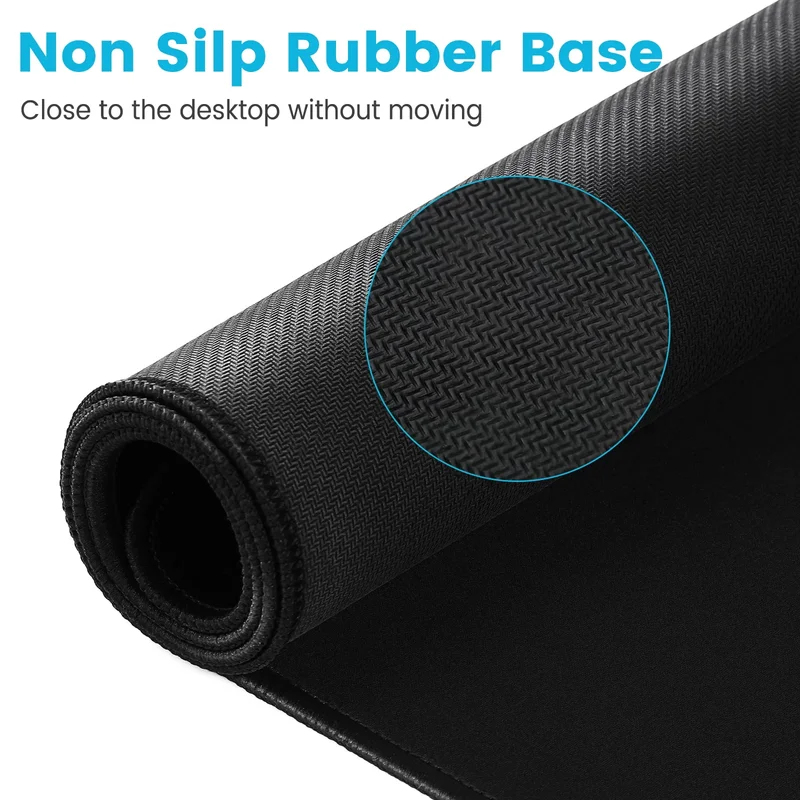 XXL Gaming Mouse Pad - Extra L - Desk Setup Black 评论和价格