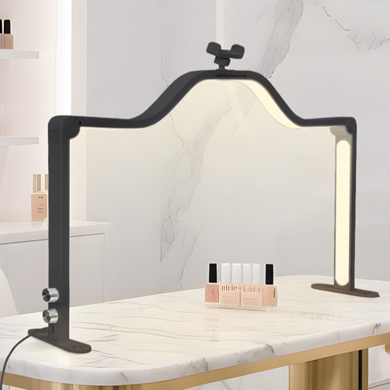 48W Half Moon Nail Lamp Double - Desk Setup Light 评论和价格