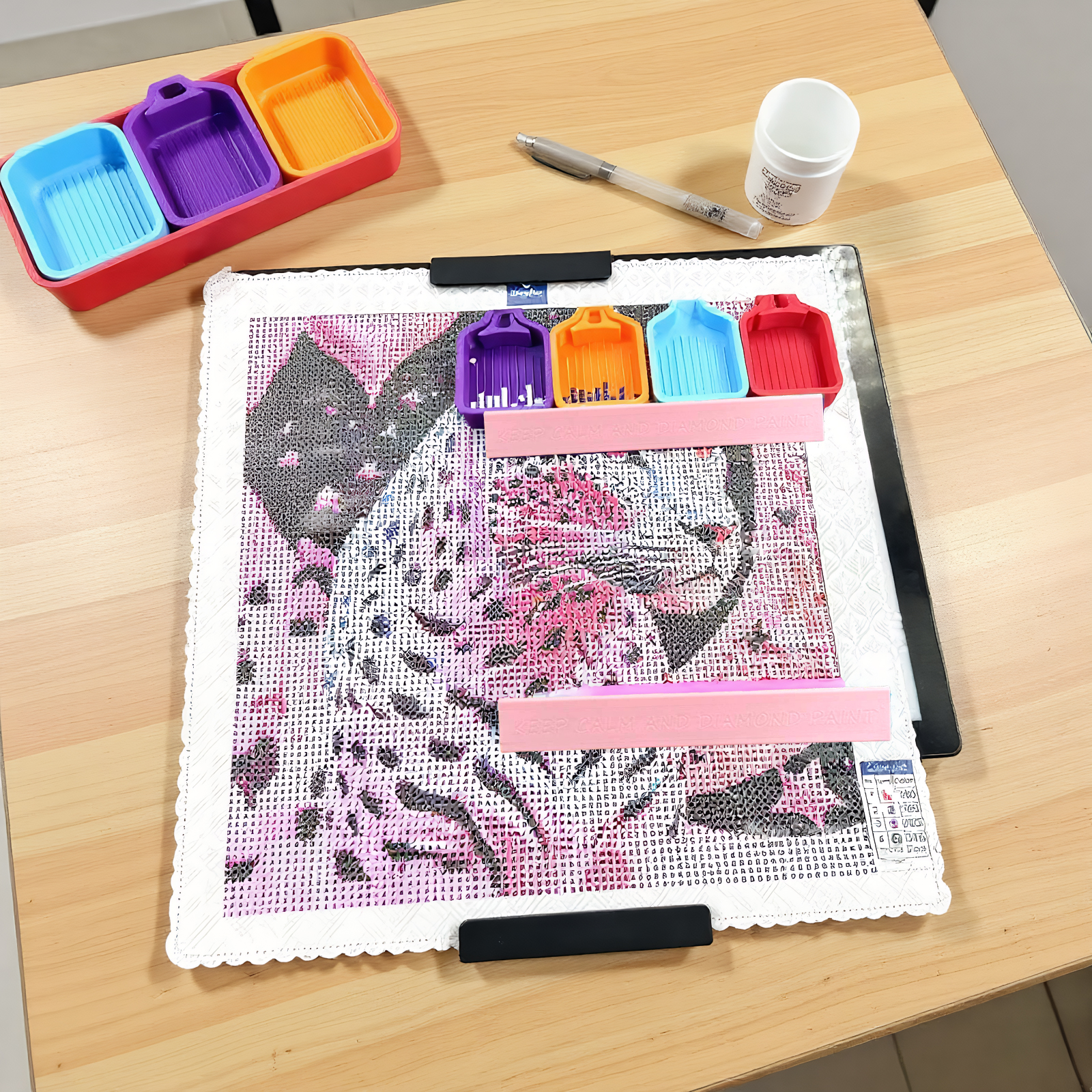 NEW Diamond Art Tray Holder Ma - Desk Setup Light 评论和价格