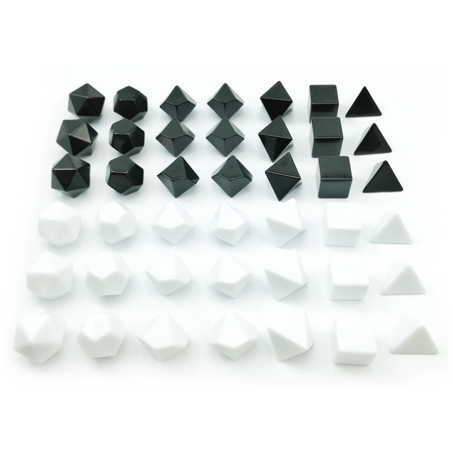7 Pcs Set of Black White Blank - Desk Setup Black 评论和价格
