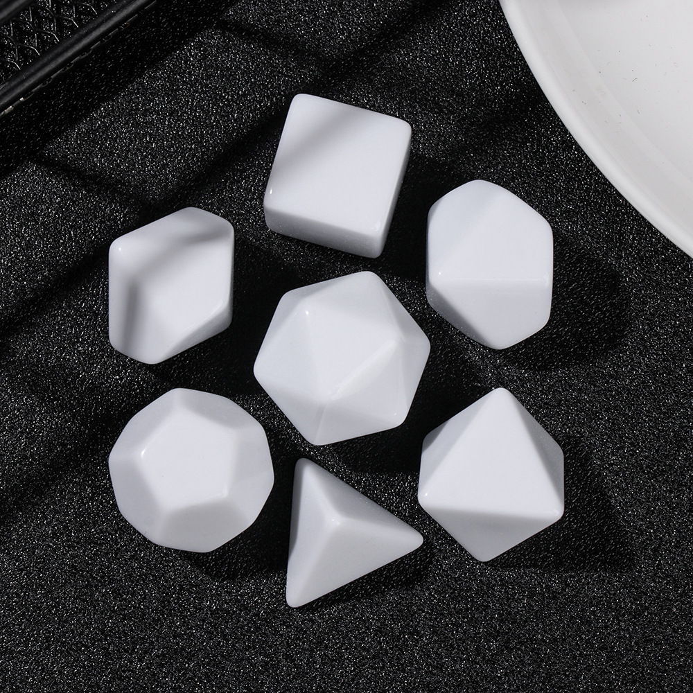 7 Pcs Set of Black White Blank - Desk Setup Black 评论和价格